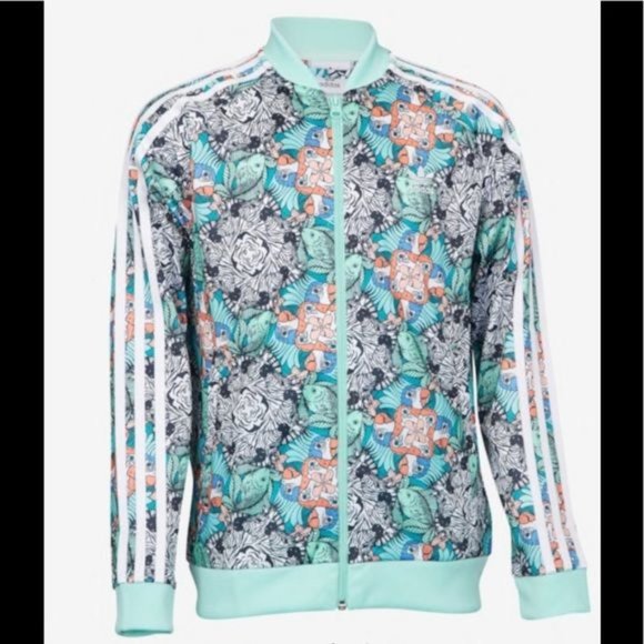 Adidas Jungle Animal Print Track Top